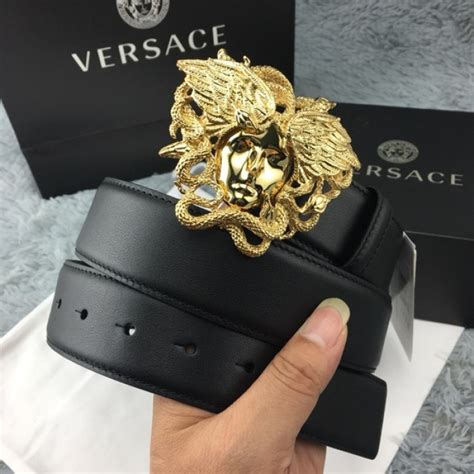 versace medusa belt real vs fake|most expensive Versace belt.